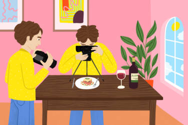 Nikon magazine - cheat sheets food